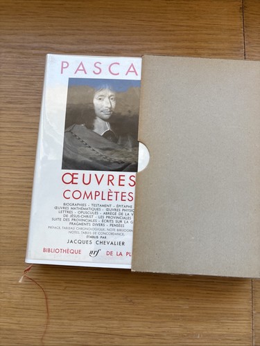 Pascal pleiade œuvres - pascal,