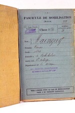 Ancien Livret Militaire Et Fascicule Mobilisation M. Mainguy Périgueux 1884