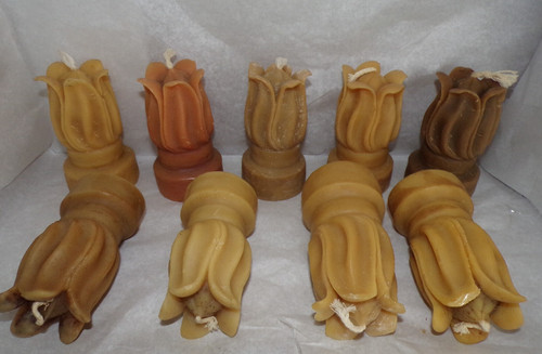 Lot bougies artisanales - 9,