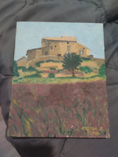 ancien tableau huile sur toile
