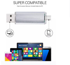Clé USB 8 Go 2.0 Micro USB 2-en-1 Windows iOS Android 8Gb Stockage ✅