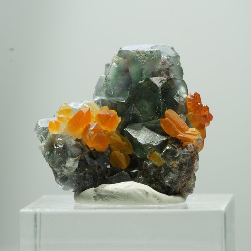 Rare cube fluorite fantôme - rare,