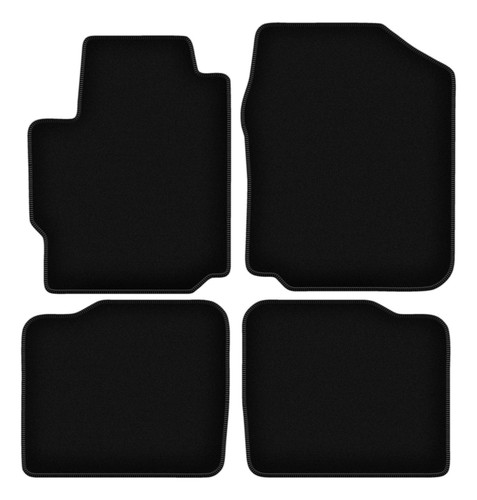 Tapis sol velours noir - de,
