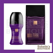 BLACK SUEDE CHÀRM AVON 2 Produits pour Lui : Eau de Toilette + Déodorant Bille