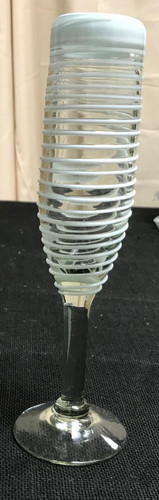 Tall hand blown glass - hand,