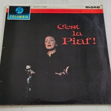 Edith Piaf (e) C'est la Piaf! Twelve Electrifying Performances - Ex Con 1964 LP