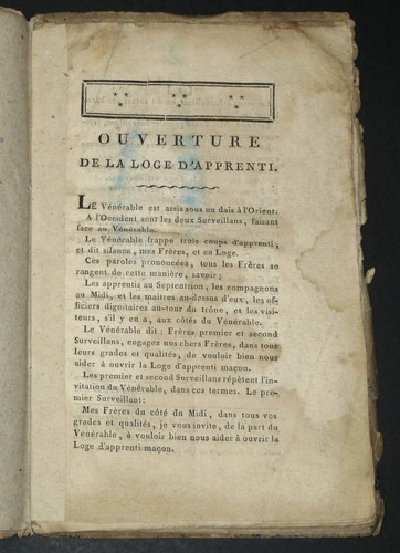 Franc maçonnerie - -,
