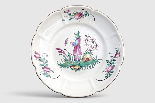 Ancienne assiette faïence - assiette, en