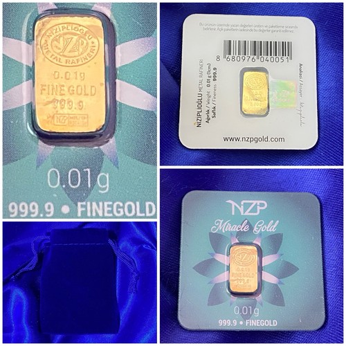 Lingot pur 9999 10000 fine - or, 9999/10000