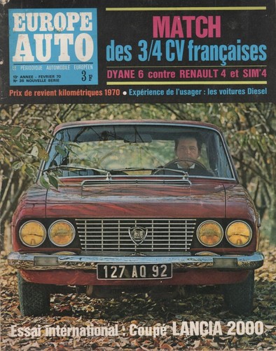 Europe auto 1970 - europe, 35