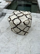 18 inches tall square pouf ottoman