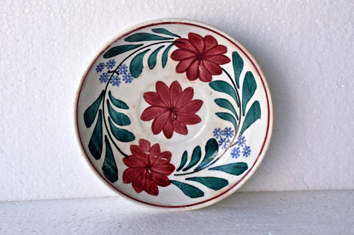 Ancien bol floral societe - floral,