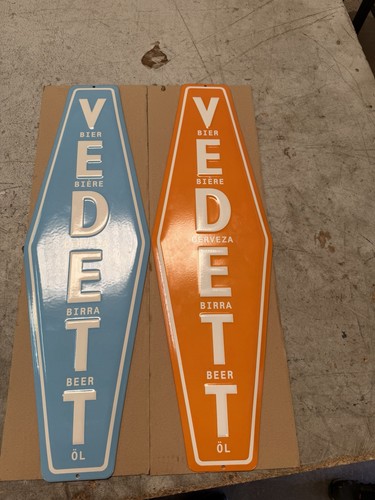 Vedet plaque émaillée - plaque,