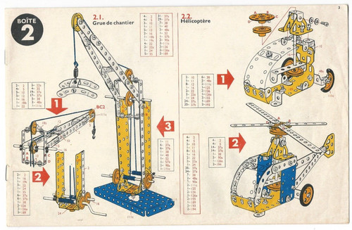 Meccano manuel instruction - meccano,, d'instruction