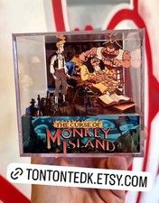 Diorama Cube 3D – Monkey