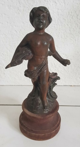 Ancienne sculpture enfant - ancienne,