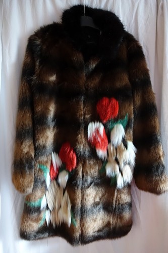 Manteau fausse fourrure marque