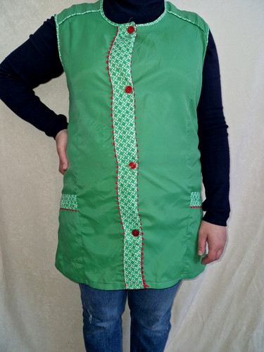 Nylon dederon smock - nylon,