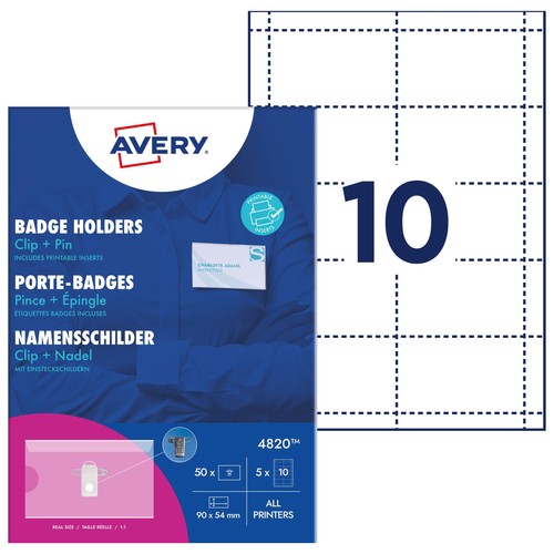Porte badges combi pince - combi, et