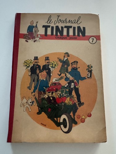 Tintin reliure recueil 7 - tintin,