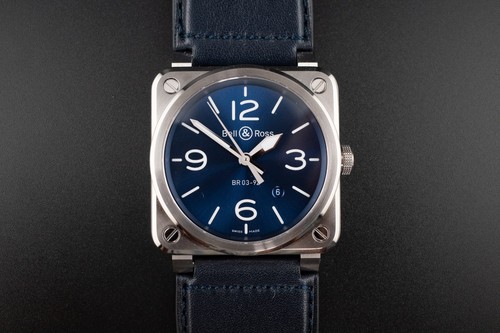 Bell ross 03 92 blue - &, br
