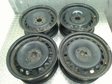 LOT DE 4 JANTES TOLE 6x15 ET40