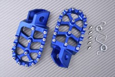Repose-Pieds Bleu en Alu D & G Cross / Enduro YAMAHA YZ 125 YZ125 1982-1983