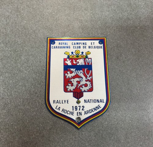 Plaque metal rallye - metal,
