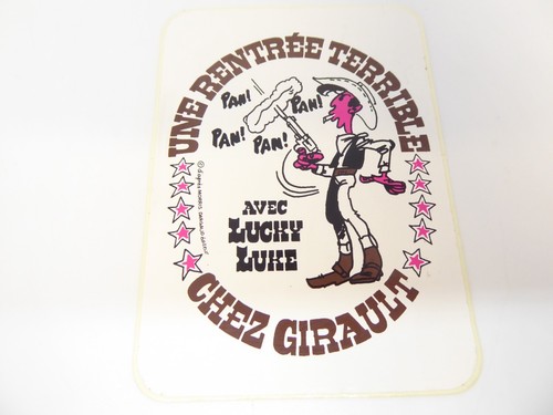 Autocollant sticker lucky - -,