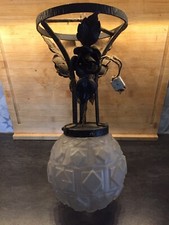 Ancienne suspension Art Déco