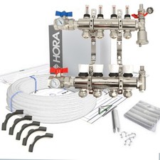 Kit Collecteur plancher chauffant hydraulique nourrice et tube PER Taille - Kit