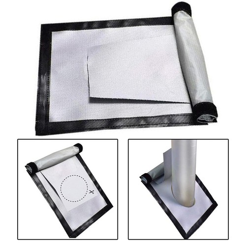 Tissu ignifuge cheminée tente
