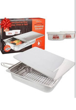 Camerons The Original Stainless Steel Stovetop Smoker 2 Pack Wood Chip Kit