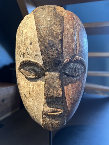 Masque africain bois sculpté