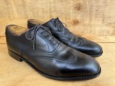 JM Weston Black Leather Wingtip Dress Shoes Men's Size UK 9.5 E/ US 10.5