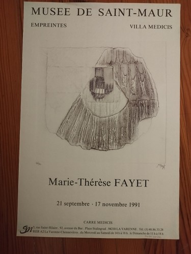 Affiche art signée - affiche, &