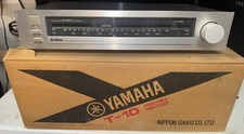 Vintage Boxed 1980s 80s Yamaha T-10 AM/FM Analog Stereo Tuner Silver JAPAN