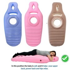 Inflatable Pregnancy Pillow Full Body Maternity Airbed for Tummy Sleeping Suppor