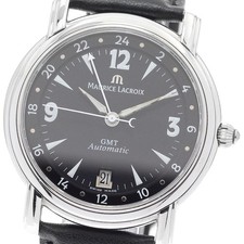 MAURICE LACROIX Pontos 10818 GMT date black Dial Automatic Men's Watch_903817