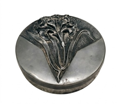 Boîte bijoux étain pur - boîte, à