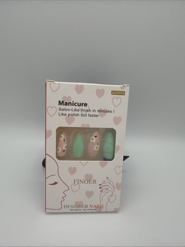 Capsules ongles vert pastel - capsules,