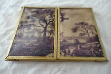 MIROIR DE BARBIER GLACE TRYPTIQUE VINTAGE 3 VOLETS