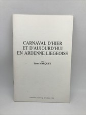 FOLKLORE - Carnaval d'hier et