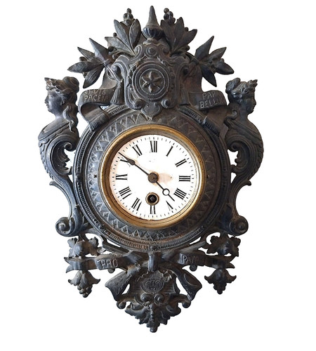 Façade horloge cartel - façade, d'