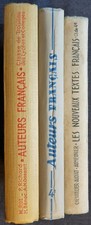 Manuels scolaires 3 volumes Auteurs et textes français