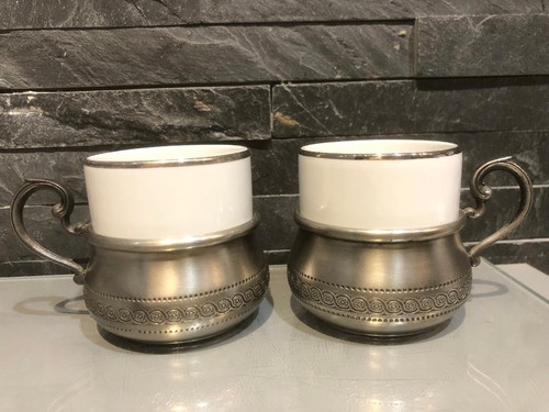 Tasses collection étain - 2, en