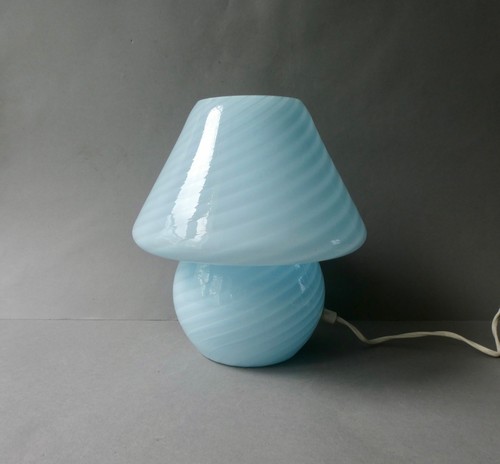 Lampe champignon verre - lampe,