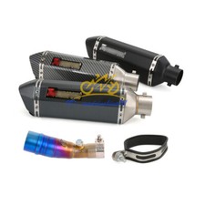 For Yamaha XMAX250 XMAX300 2021-2025 Exhaust Mid Tail Pipe Slip on Muffler 370mm