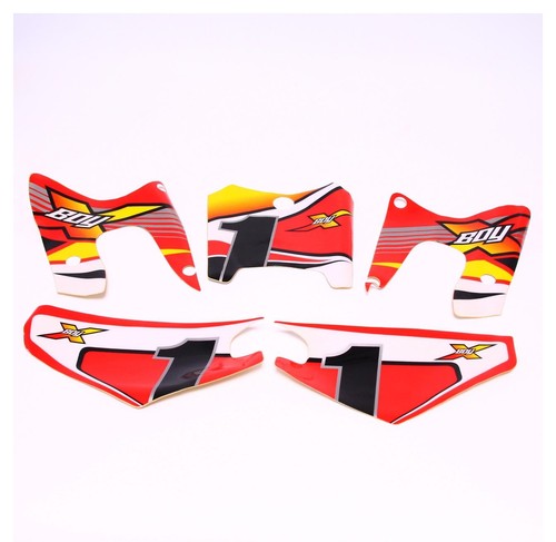 Kit déco rouge mini moto