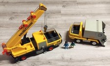 VINTAGE lot PLAYMOBIL  GRAND GRUE  3761 travaux chantier camion poubelle 3780